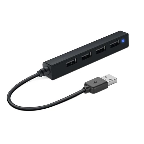 USB elosztó-HUB, 4 port, USB 2.0, SPEEDLINK 