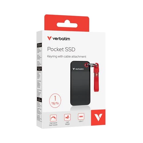 SSD (külső memória) 1TB, USB 3.2 Gen2, VERBATIM 