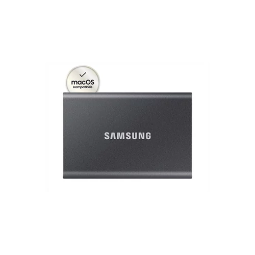 Samsung Külső SSD 4TB - MU-PC4T0T/WW (T7 external, szürke, USB 3.2, 4TB)