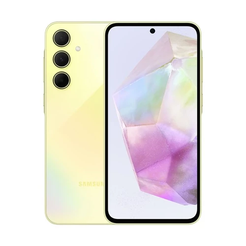 SAMSUNG Okostelefon - Galaxy A35 5G, Király sárga, 128 GB