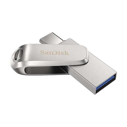 Sandisk 256GB USB3.1/Type-C Dual Drive Luxe Ezüst (186465) pendrive