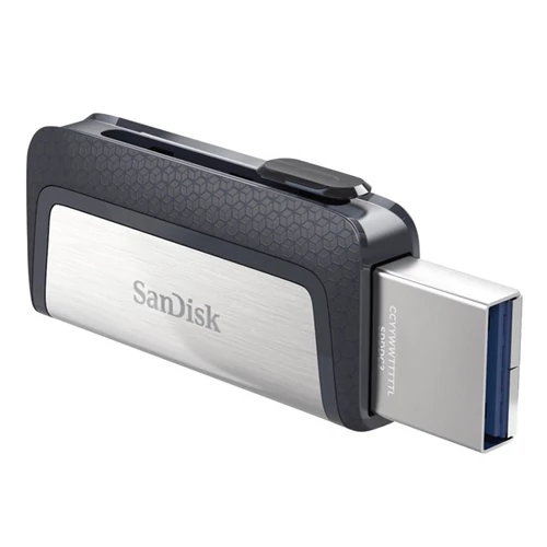 Sandisk 256GB USB3.0/Type-C Dual Drive Fekete-Ezüst (139778) pendrive
