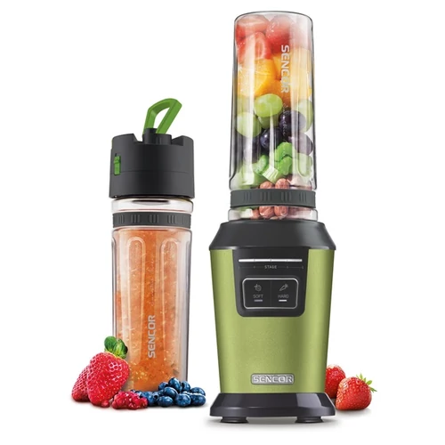 Smoothie készítő, programozható, SENCOR, zöld