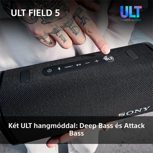 Sony ULT Field 5 fehér Bluetooth hagnszoró