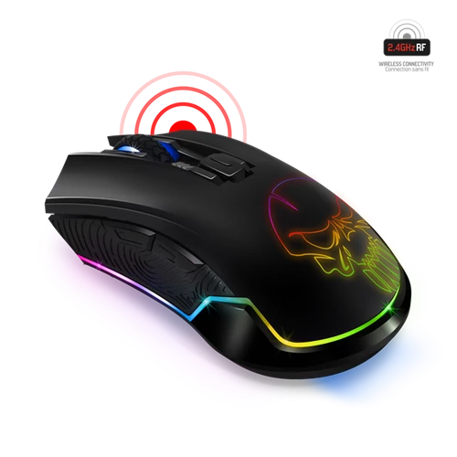 Spirit of Gamer ELITE-M20 4800DPI fekete vezeték nélküli gamer egér