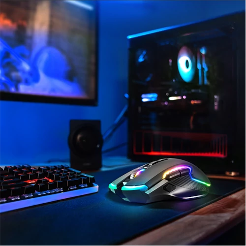 Spirit of Gamer ELITE-M70 4800DPI fekete vezeték nélküli gamer egér