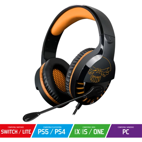 Spirit of Gamer PRO-H3 narancssárga-fekete gamer headset