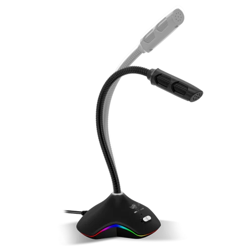 Spirit of Gamer EKO 300 RGB fekete USB mikrofon