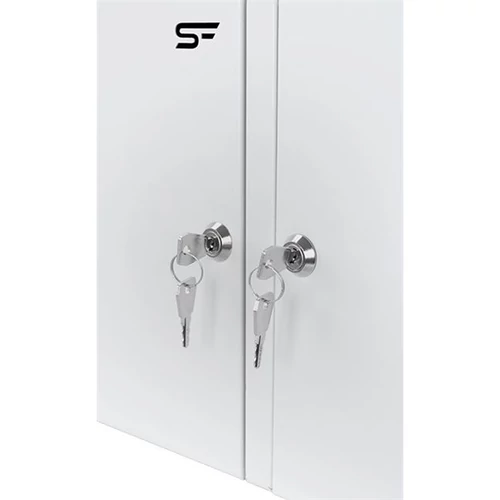 Stalflex PN2K-24D-3S-G szürke 2 kamrás falra szerelhető üres optikai elosztódoboz