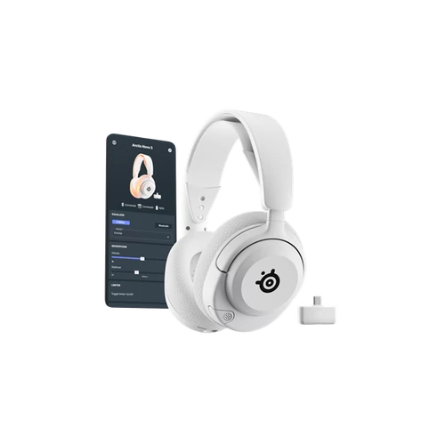 Steelseries Arctis Nova 5 Wireless Bluetooth Gaming fehér headset