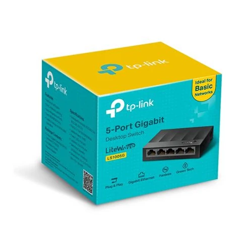 Switch, 5 port, 10/100/1000 Mbps, TP-LINK 