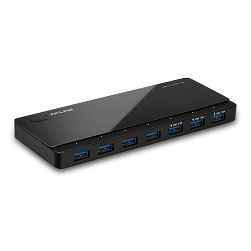 USB elosztó-HUB, 7 port, USB 3.0, 5Gbps, TP-LINK 