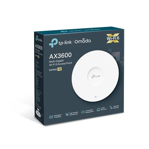 TP-Link EAP660 HD AX3600 Dual-Band Wi-Fi 6 Vezeték nélküli beltéri Gigabit Access Point