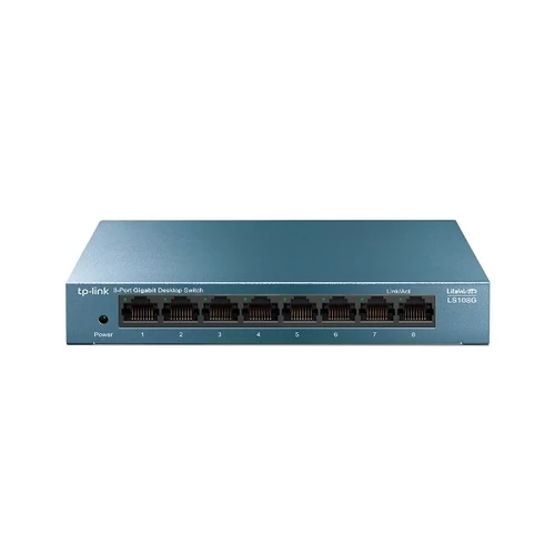 TP-Link LS108G 8port 10/100/1000Mbps LAN nem menedzselhető asztali Switch