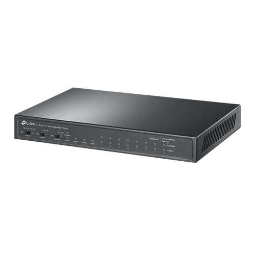 TP-Link TL-SL1311P 8x10/100Mbps LAN port 8xPoE+ 2xGbE LAN 1xGbE SFP port nem menedzselhető asztali switch