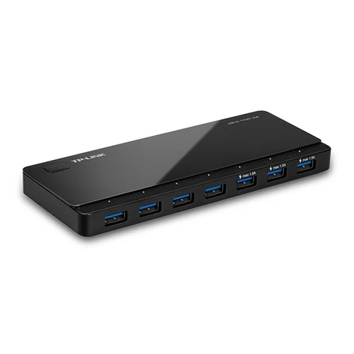 USB elosztó-HUB, 7 port, USB 3.0, 5Gbps, TP-LINK 