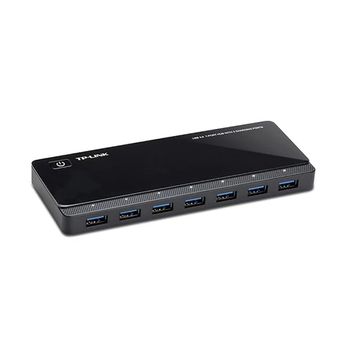 USB elosztó-HUB, 7 port, USB 3.0, 5 Gbps, TP-LINK 