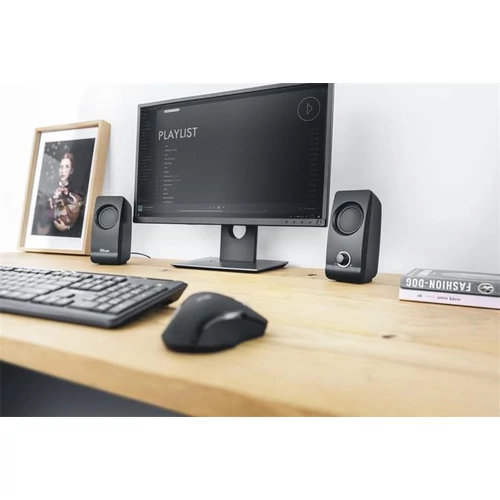 Hangszóró, 2.0, 8W RMS, USB, TRUST 