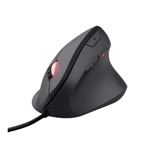 Trust GXT 144 Rexx Vertical fekete gamer egér