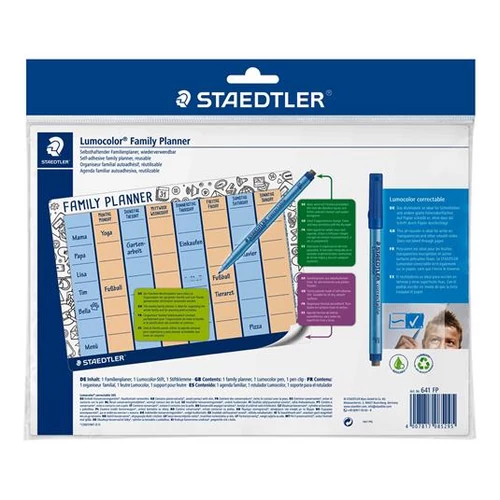 Családi tervező, törölhető, STAEDTLER 