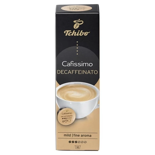 Kávékapszula TCHIBO Cafissimo Caffé Crema koffeinmentes 10 kapszula/doboz