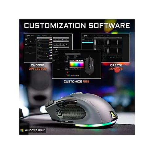 The G-Lab Kult Nitrogen Atom Mouse Black