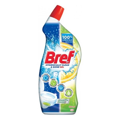 WC-tisztítógél, 700 ml, BREF, citrus