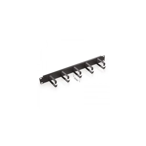 Triton 19” 1U fém patch rendező panel 73 mm-es gyűrűkkel
