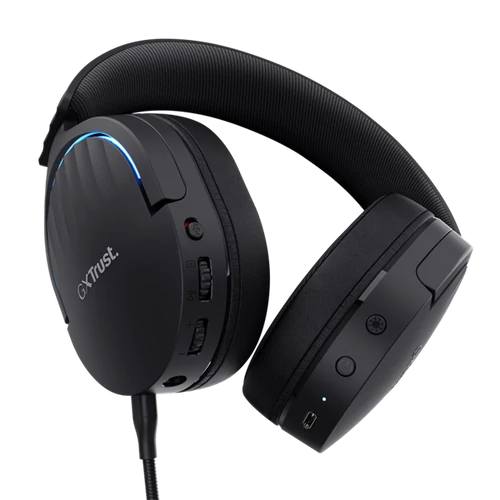 Trust GXT491 Fayzo vezeték nélküli fekete gamer headset