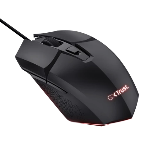 Trust GXT109 Felox vezetékes fekete gamer egér