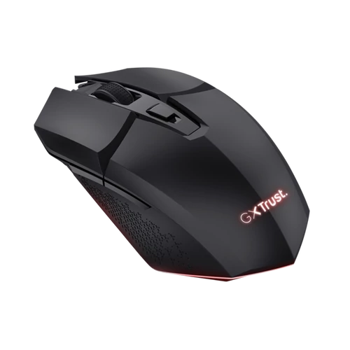Trust Egér Gamer Vezeték nélküli - GXT110 Felox (Optikai érzékelő; 800-4800DPI; 6 gomb; LED; Akkumulátor; fekete)