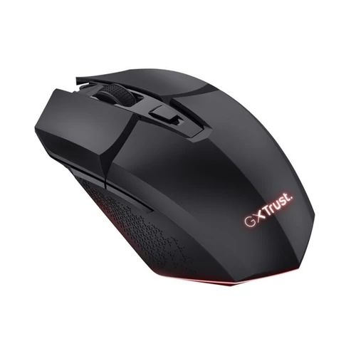 Trust Egér Gamer Vezeték nélküli - GXT110 Felox (Optikai érzékelő; 800-4800DPI; 6 gomb; LED; Akkumulátor; fekete)