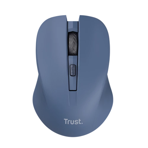 Trust Egér Notebook Vezeték Nélküli - Mydo Silent Eco (Optikai; 1000-1800dpi, mikro vevő; kék)