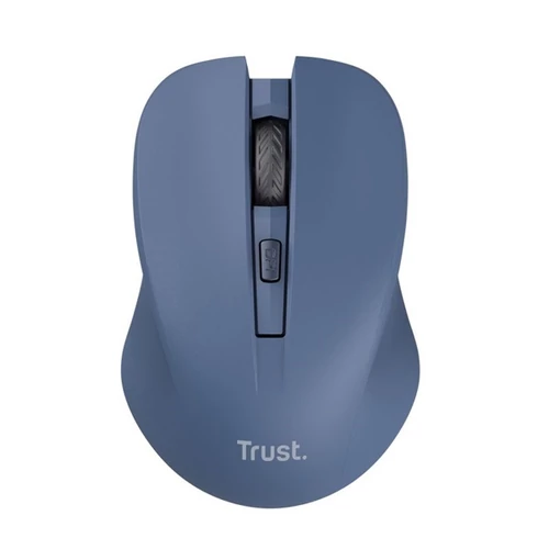 Trust Egér Notebook Vezeték Nélküli - Mydo Silent Eco (Optikai; 1000-1800dpi, mikro vevő; kék)