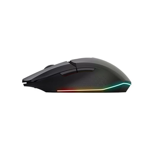 Trust Egér Gamer Vezeték nélküli - GXT112 Felox + Egérpad (Optikai érzékelő; 800-4800DPI; 6 gomb; LED; Akku; fekete)