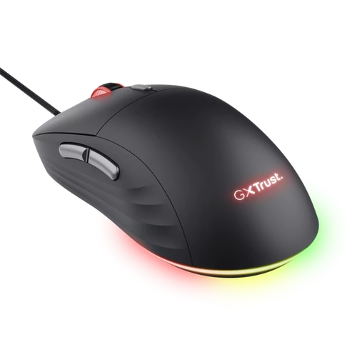 Trust Egér Gamer - GXT925 Redex II (Optikai érzékelő; 200-1000DPI; 6 gomb; RGB; fekete)