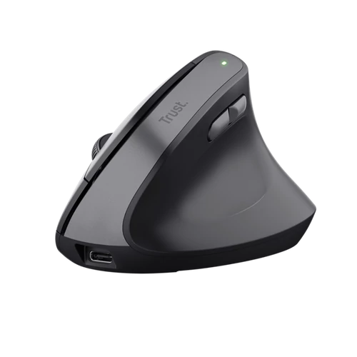 Trust Bayo II Ergonomic vezeték nélküli fekete egér