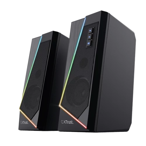 Trust GXT 609 Zoxa RGB Illuminated Speaker Set Black