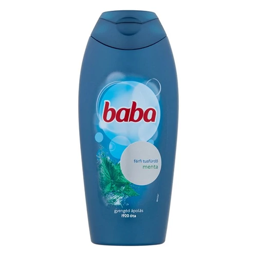 Tusfürdő, 400 ml, BABA, férfi mentakivonattal