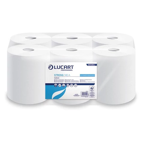 Kéztörlő, tekercses, 2 rétegű, LUCART, 