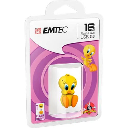 Pendrive, 16GB, USB 2.0, EMTEC "Tweety"