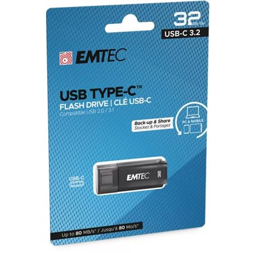 Pendrive, 32GB, USB-C 3.2, EMTEC 