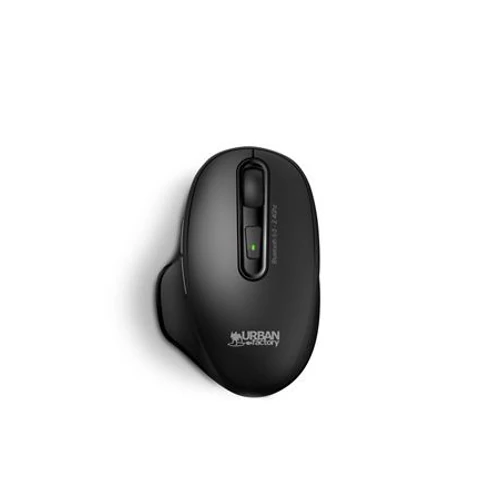 Egér, vezeték nélküli, optikai, tölthető, USB+BT, URBAN FACTORY 