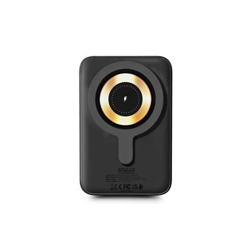 Power bank, mágneses (vezeték nélküli), 10.000mAh, URBAN FACTORY, szénfekete