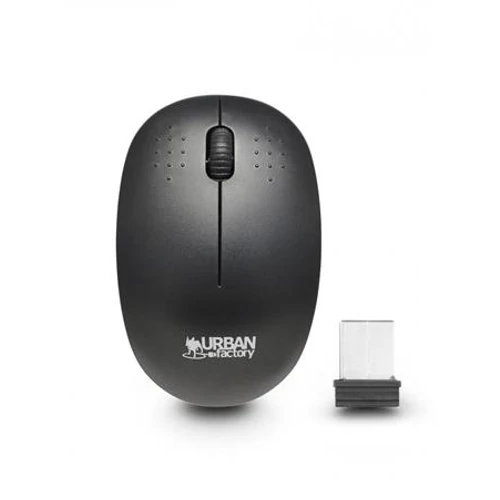 Egér, vezeték nélküli, optikai, kisméret, USB, URBAN FACTORY 