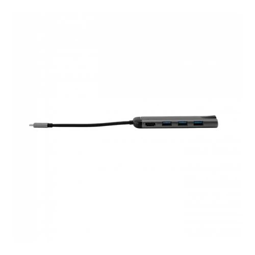 USB elosztó-HUB, USB-C/USB 3.0/HDMI/Ethernet/SD/microSD, VERBATIM