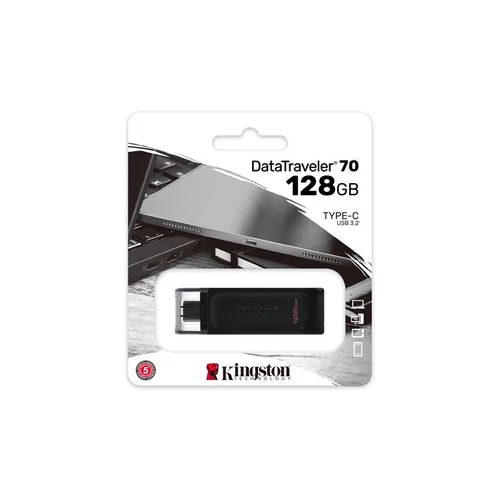 Kingston 128GB USB3.2 C DataTraveler 70 (DT70/128GB) pendrive