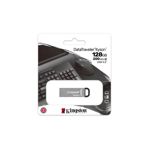 Kingston Kyson 128GB USB 3.2 Ezüst (DTKN/128GB) pendrive