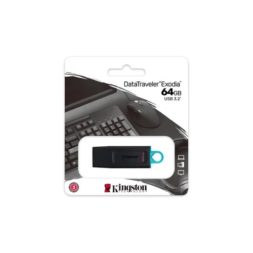 Kingston 64GB USB3.2 DataTraveler Exodia (DTX/64GB) pendrive