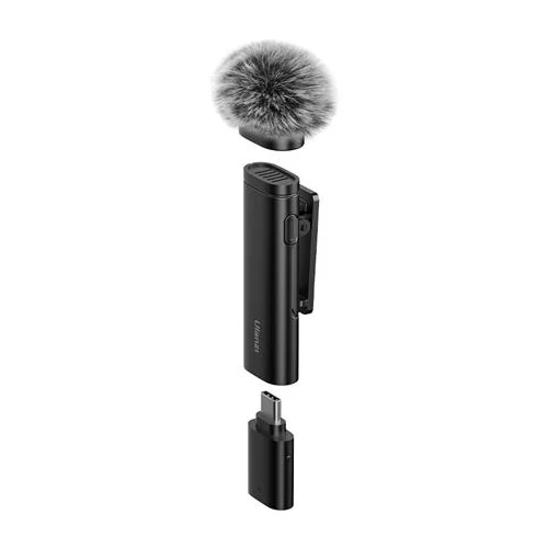 Vezeték nélküli mikrofon, csiptetős, USB-C csatlakozó, ULANZI WM-10